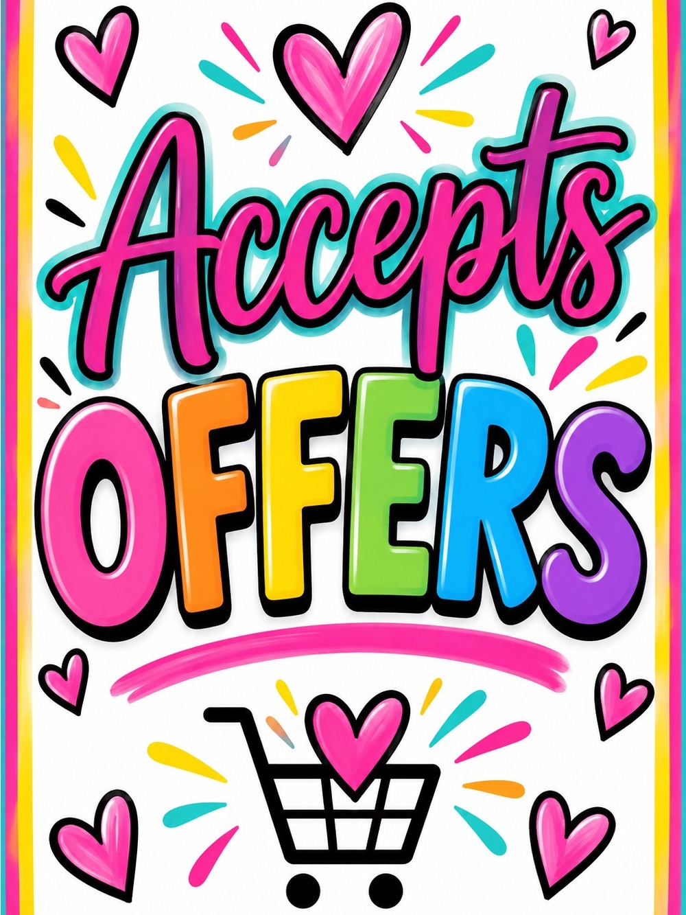 ACCEPTS REASONABLE OFFERS